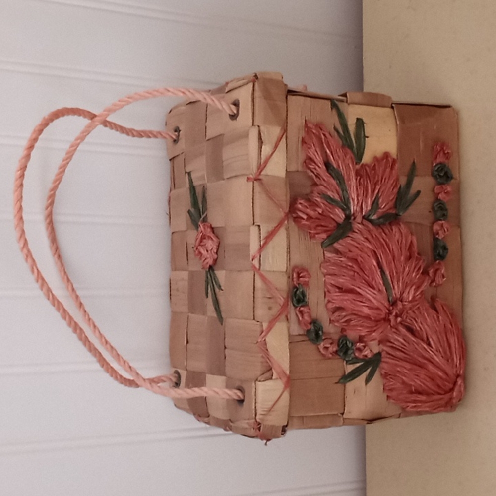 Straw Vintage bag